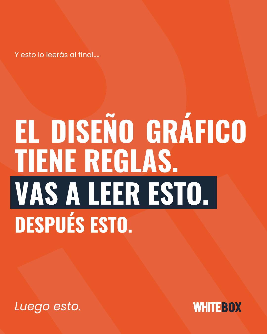 El diseño gráfico tiene reglas.
📐 Son principios que hacen que tu contenido se entienda, se vea bien y funcione.🎯 ¿Querés que tu contenido deje de improvisar y empiece a comunicar con intención?
💬 Escribinos y lo diseñamos con estrategia.#diseñoconpropósito #reglasdeldiseño #contenidquefunciona #whiteboxstudio #socialmediadesign #visualstrategy #diseñointeligente